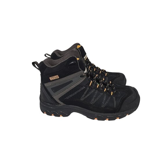 DAKOTA Mens Mid-Cut Quad Comfort Steel Toe CP Work Boot 26039MDQC-AS Black 11W/L - Picture 2 of 7